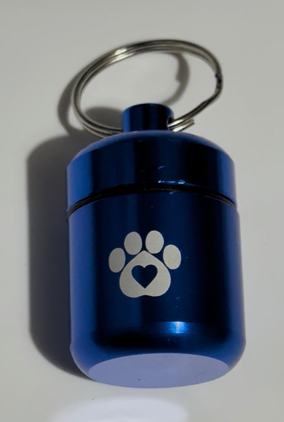 Stash keyring- Barrel Shaped - Pill container- money stash