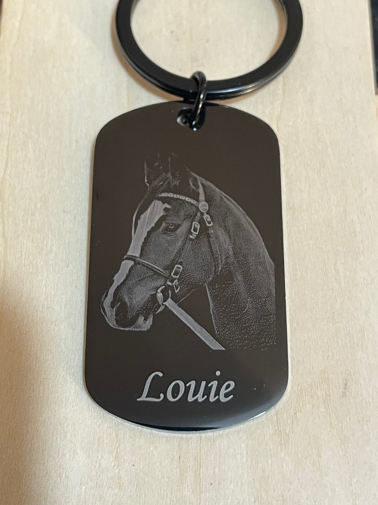 Keyring -  personalised  ( laser engraved )