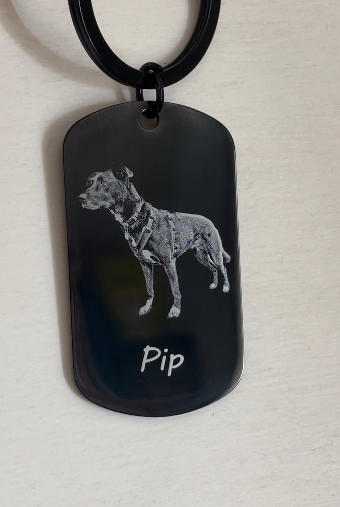 Keyring -  personalised  ( laser engraved )