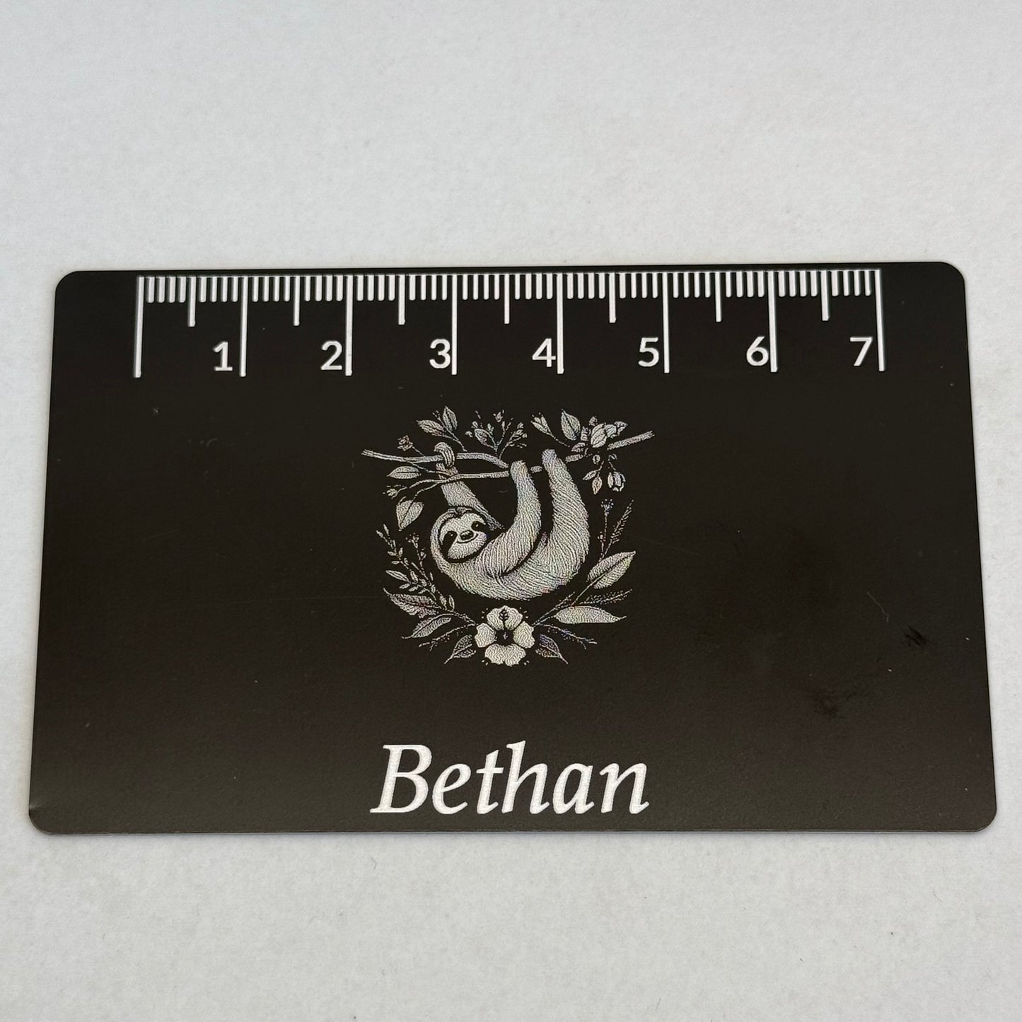 Personalised Laser Engraved Metal Cards