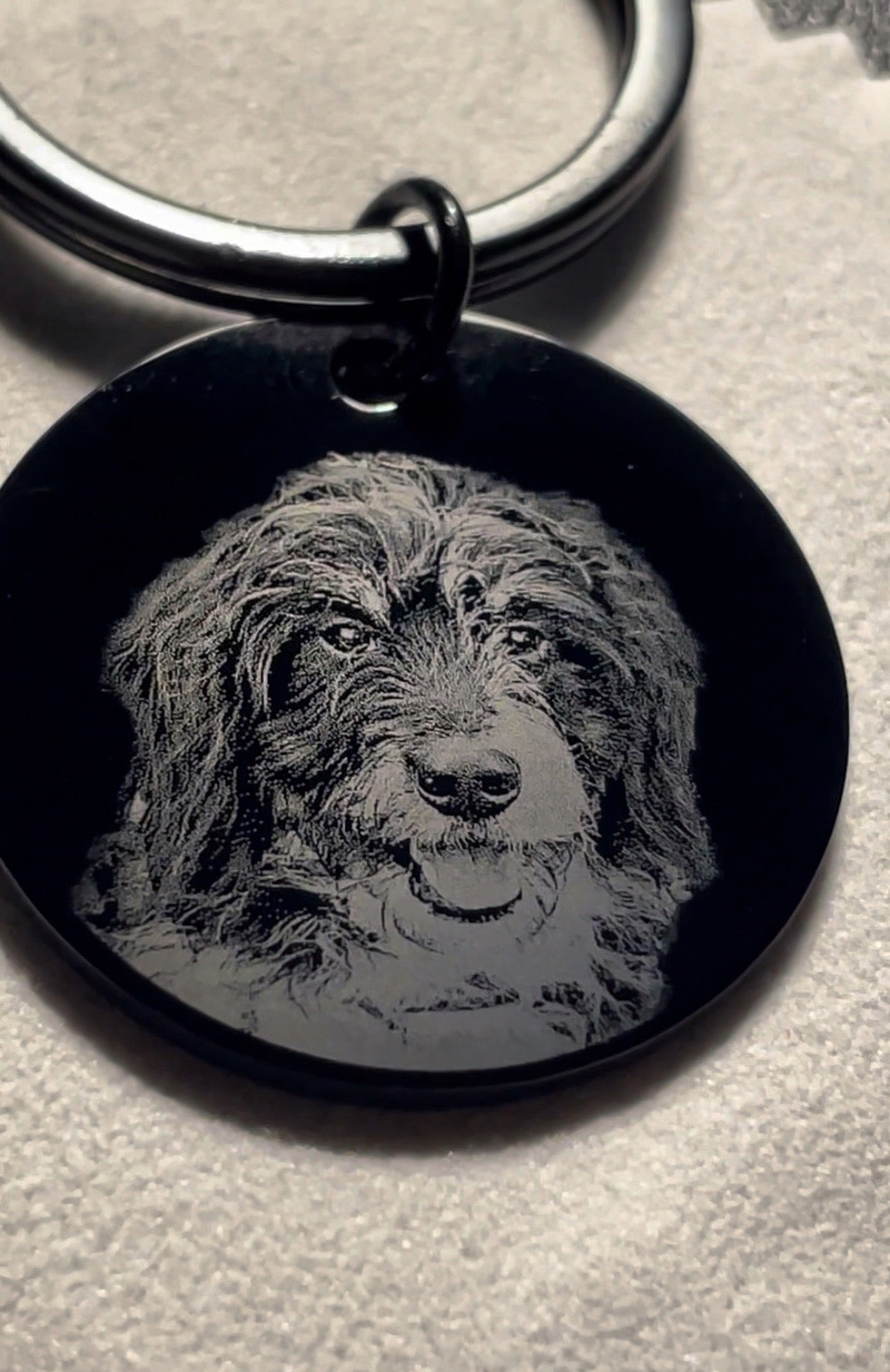 Keyring -  personalised  ( laser engraved )