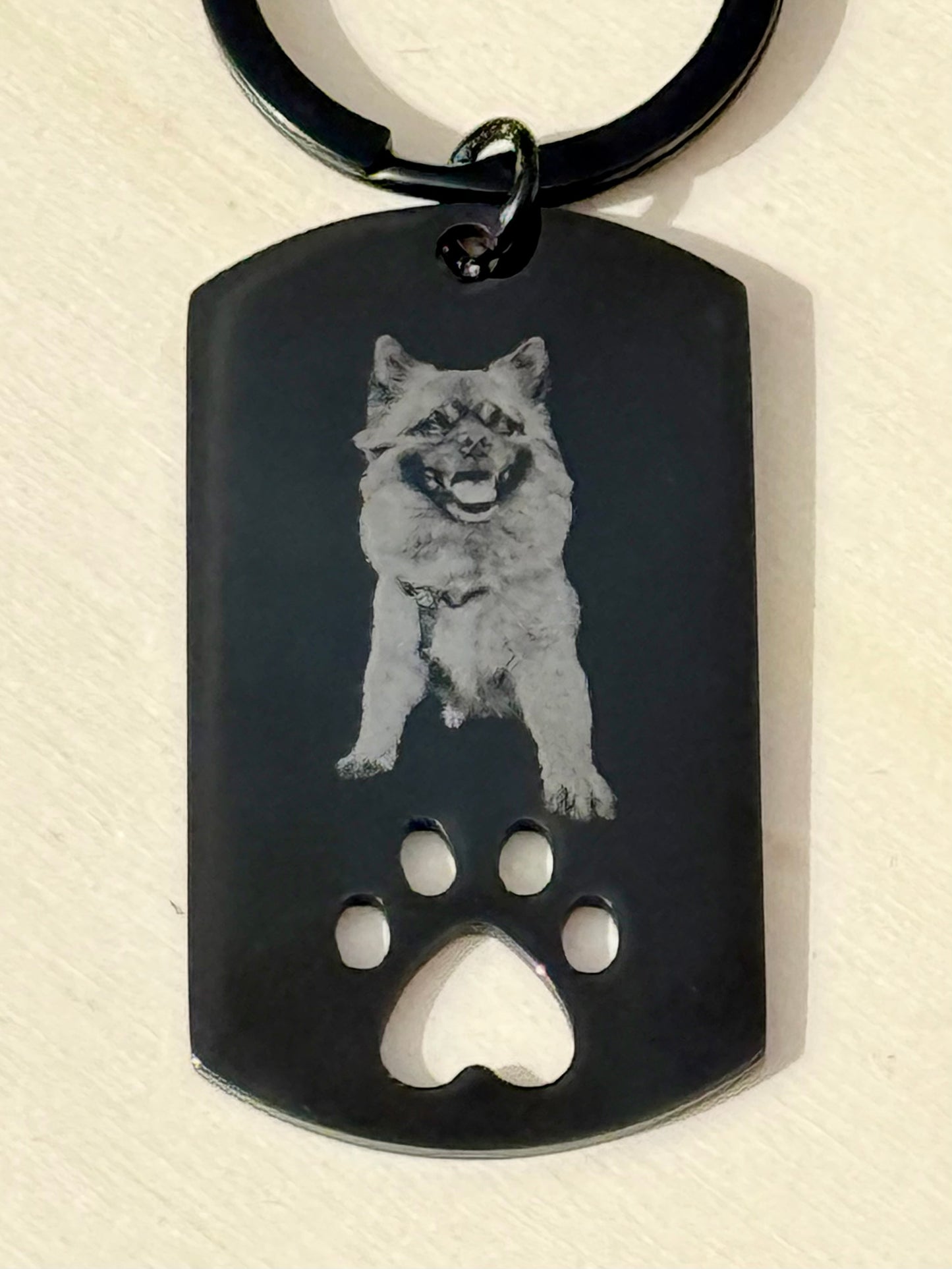 Keyring -  personalised  ( laser engraved )
