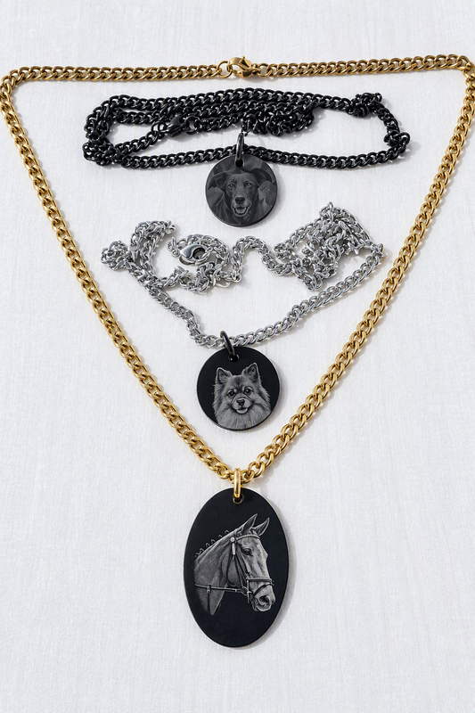 Personalised Laser Engraved Necklace