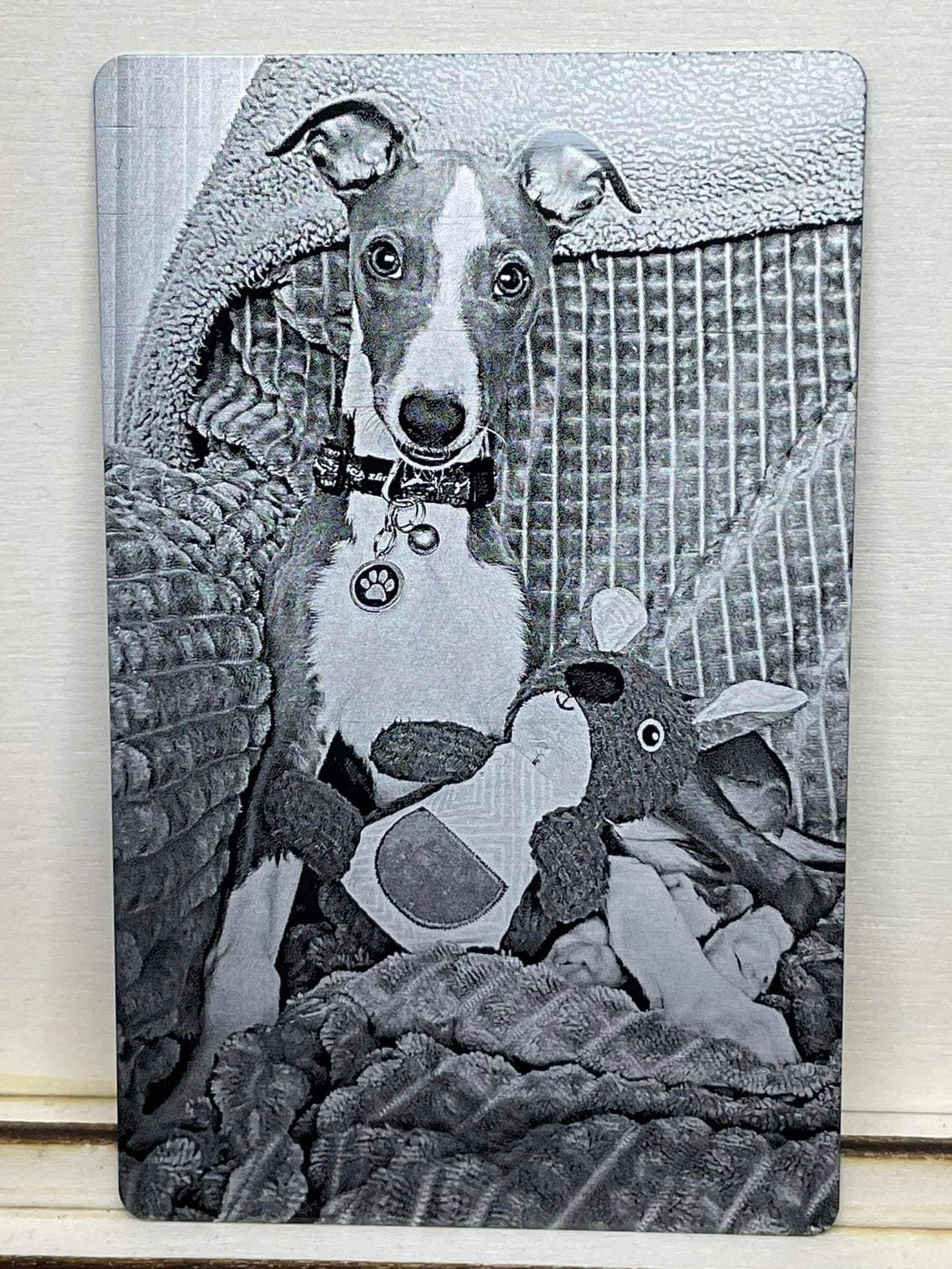 Personalised Laser Engraved Metal Cards