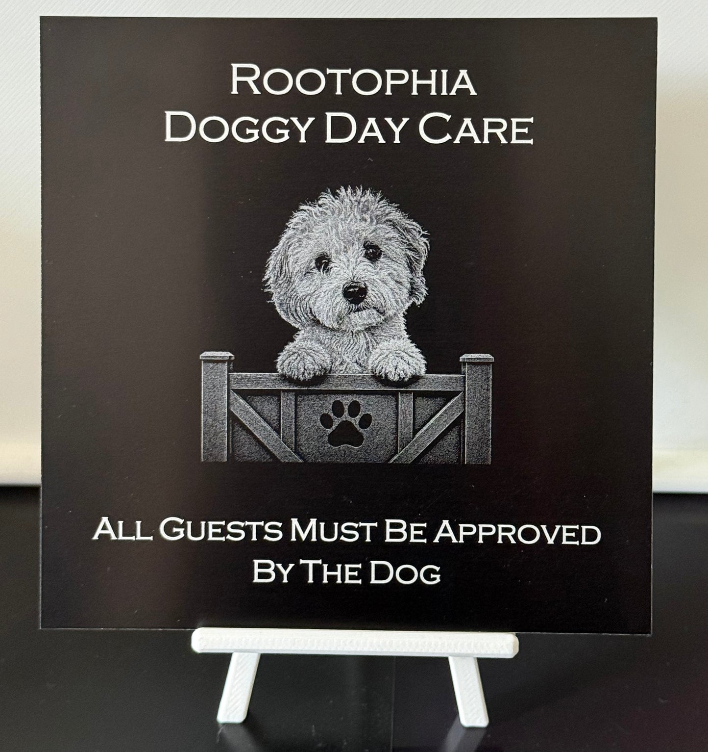 Personalised Laser Engraved Aluminium Plaques
