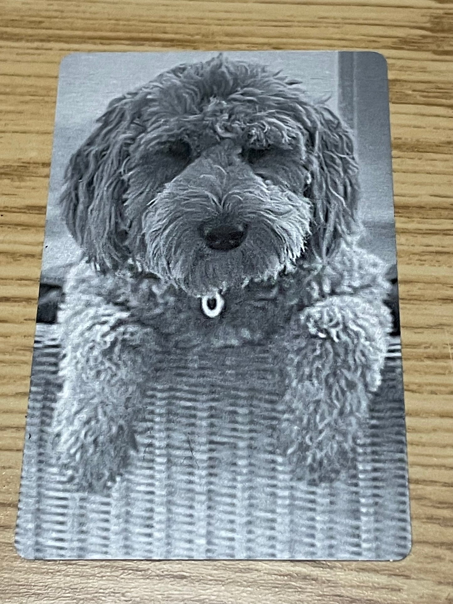 Personalised Laser Engraved Metal Cards