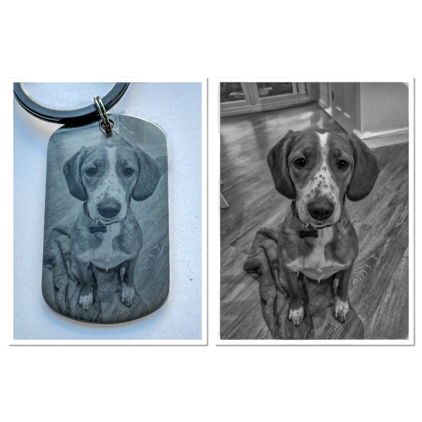 Keyring -  personalised  ( laser engraved )