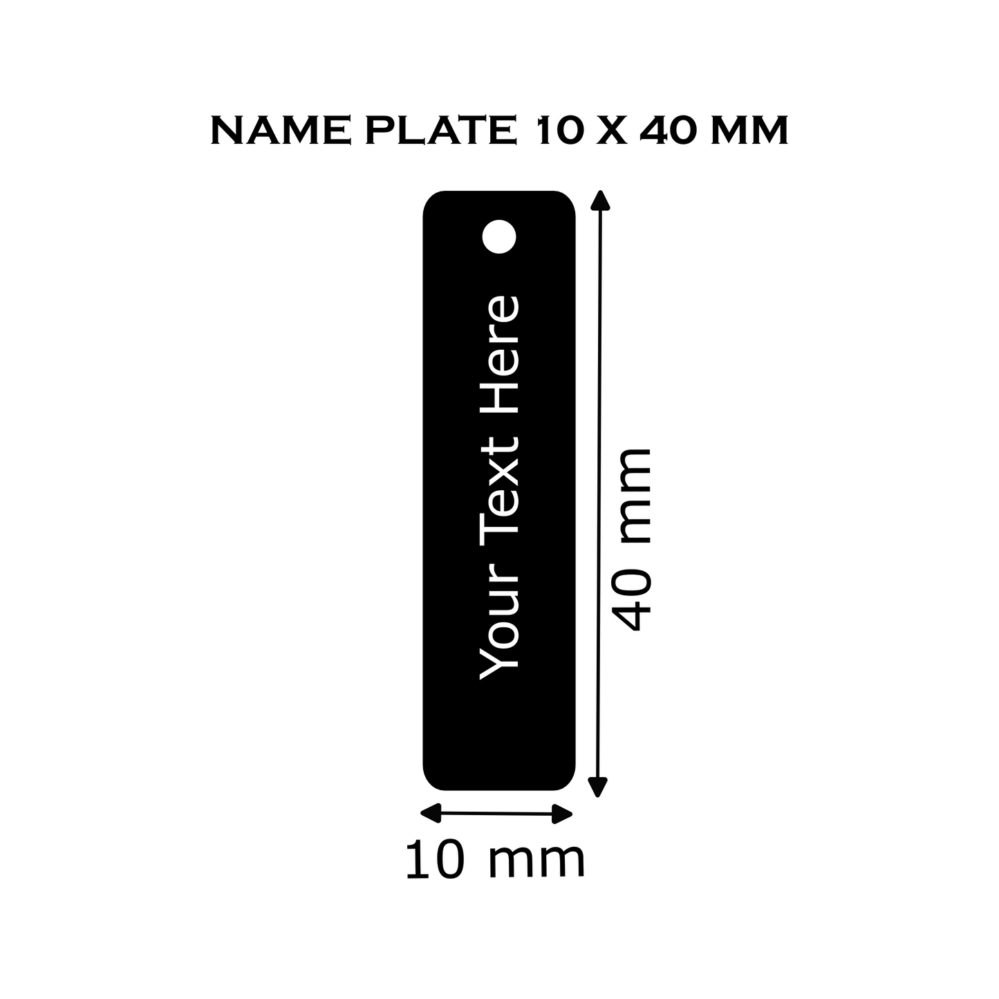 Laser Engraved Name Tags