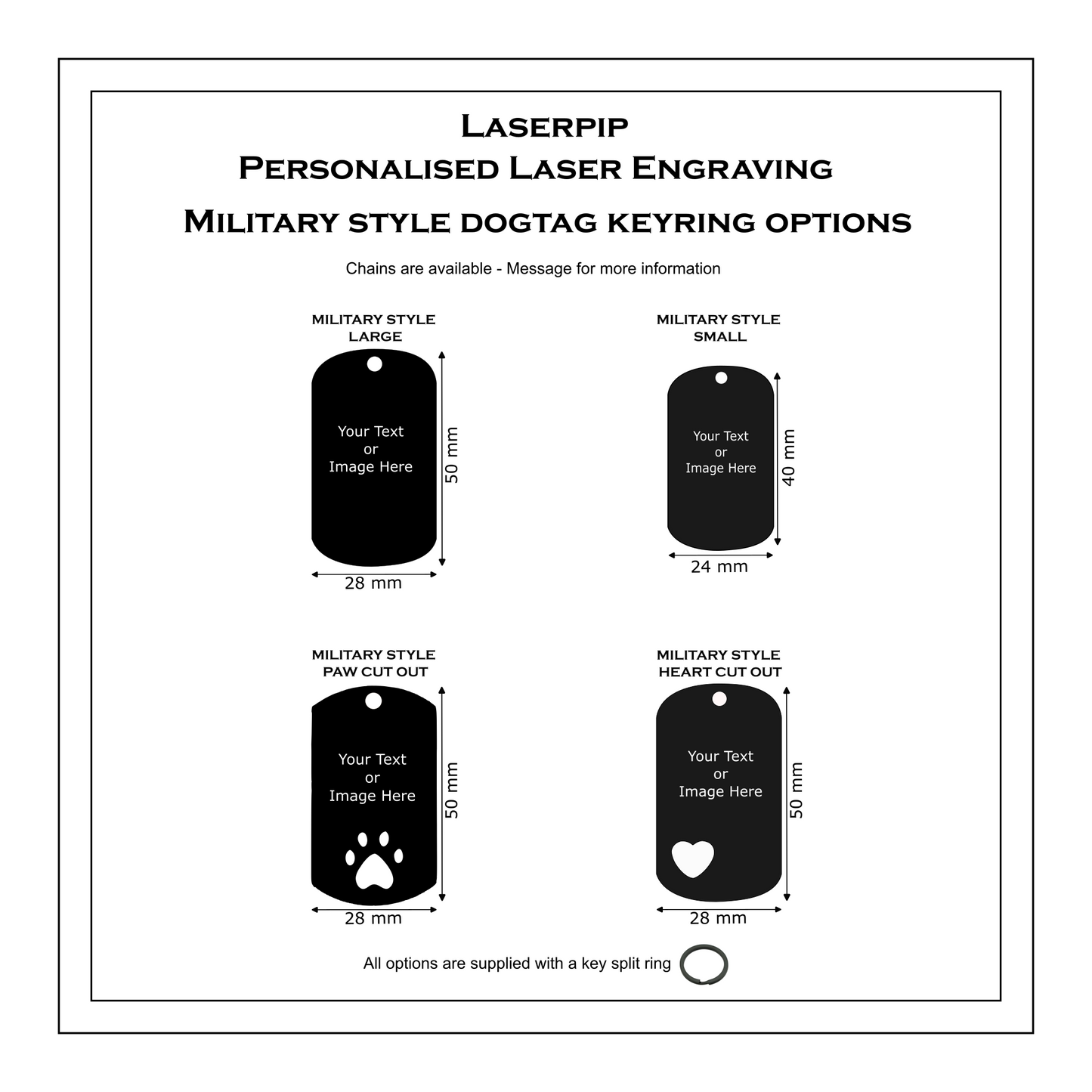 Military Style Key Ring