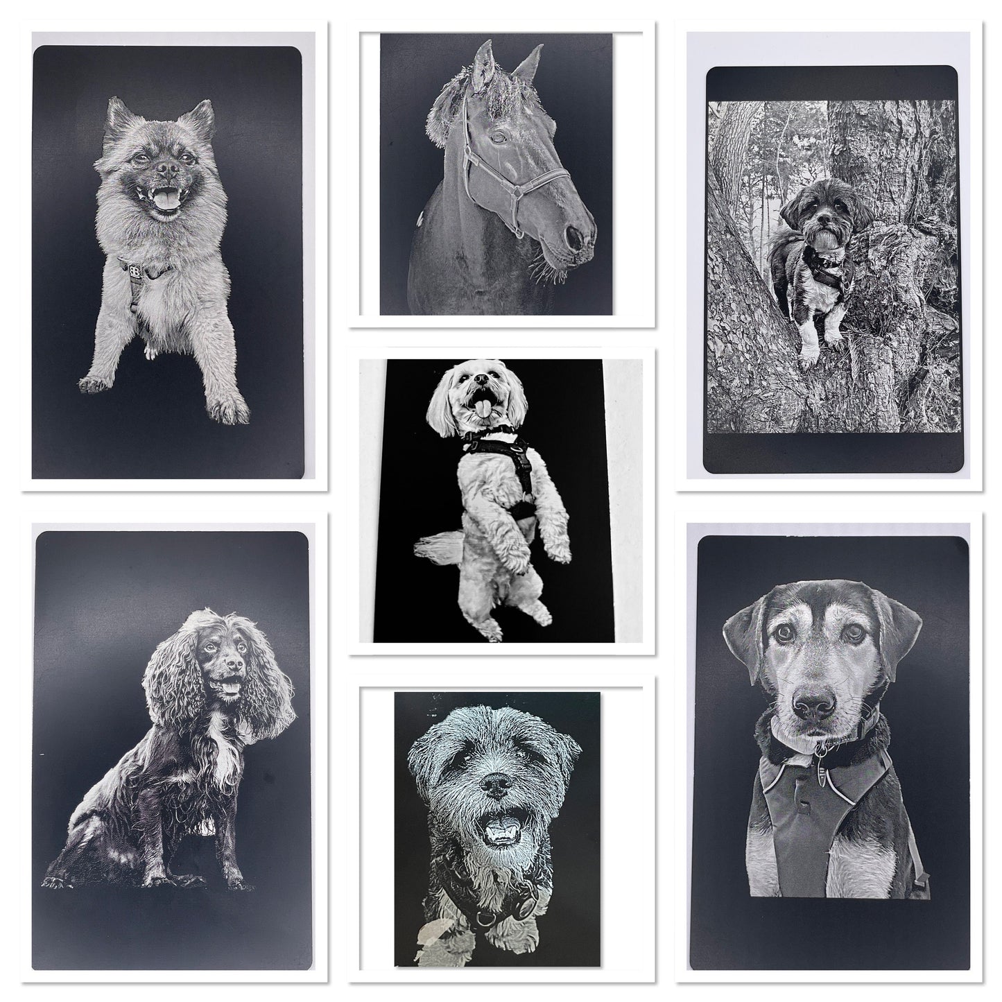 Personalised Laser Engraved Metal Cards