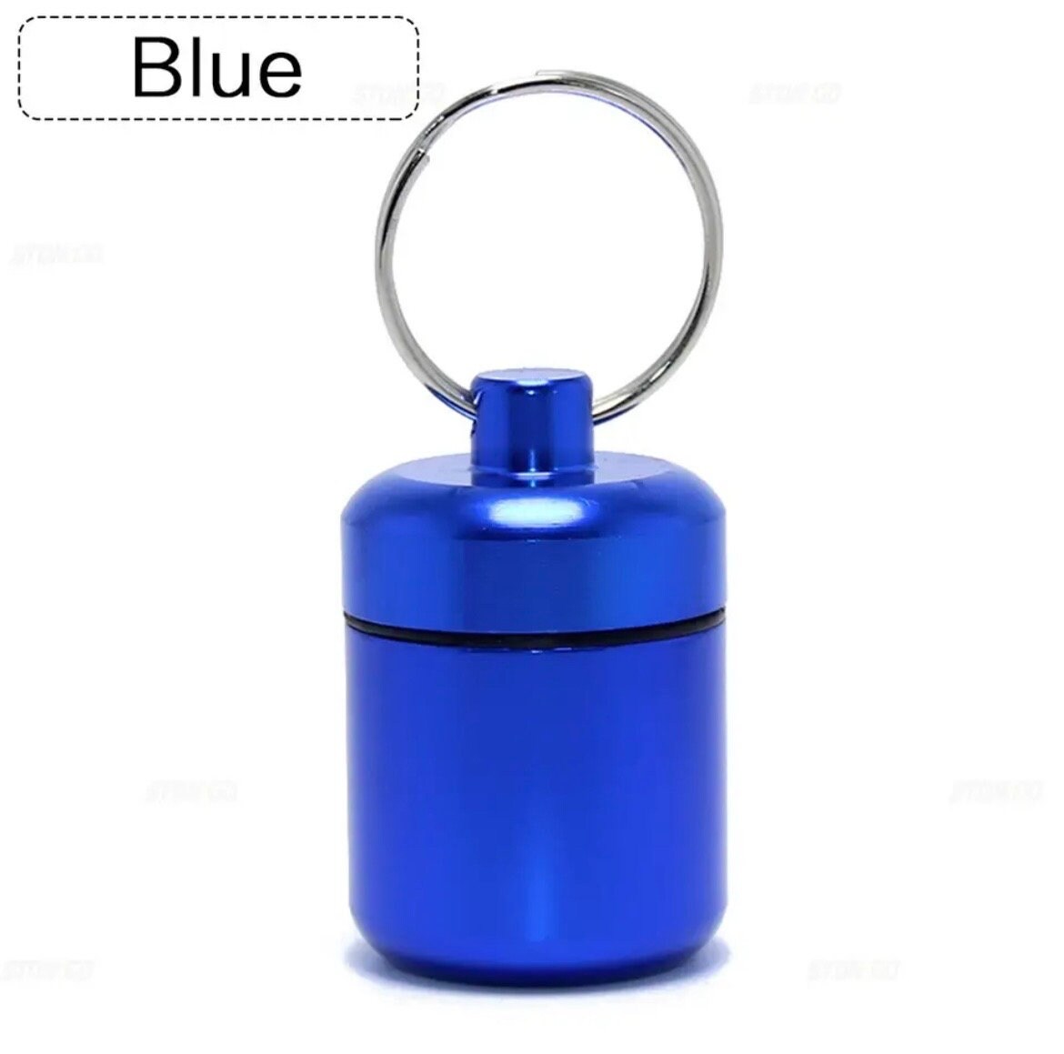 Stash keyring- Barrel Shaped - Pill container- money stash