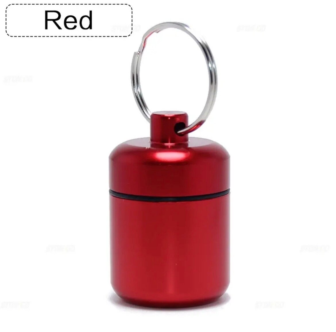 Stash keyring- Barrel Shaped - Pill container- money stash
